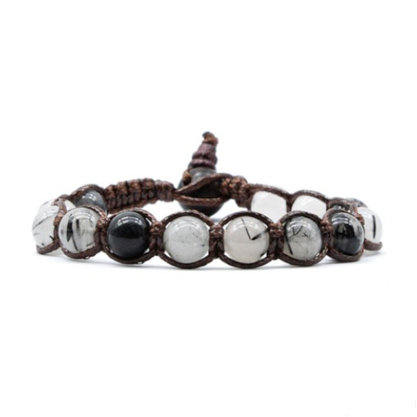 Bracciale Kenshò Tormalina Nera - 8 mm 1 Bracciale Kenshò Tormalina Nera - 8 mm