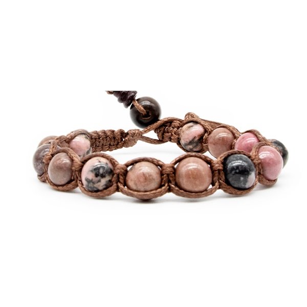 Bracciale Kenshò Tormalina Rosa - 6 mm 1 Bracciale Kenshò Tormalina Rosa - 6 mm