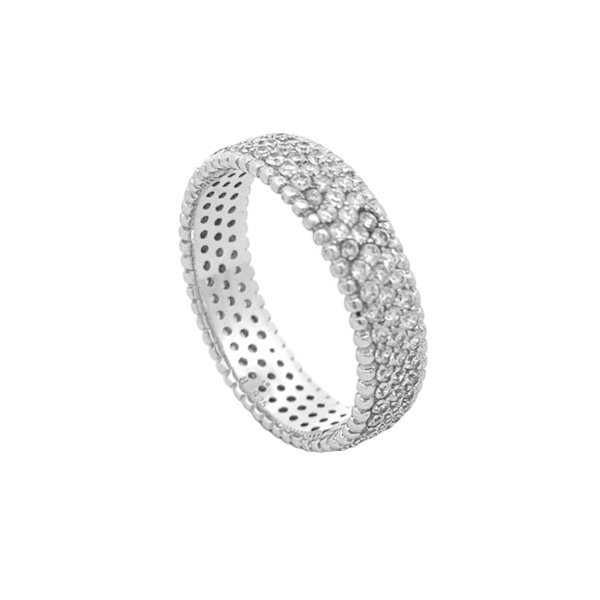 Fedina Donna Argento 925 Zirconcini Bianchi 1 Fedina Donna Argento 925 Zirconcini Bianchi