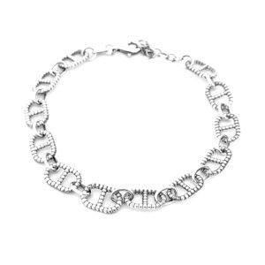 Bracciale Donna Argento Maglia Marinara