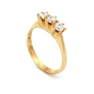 Anello Donna Oro 9kt Trilogy
