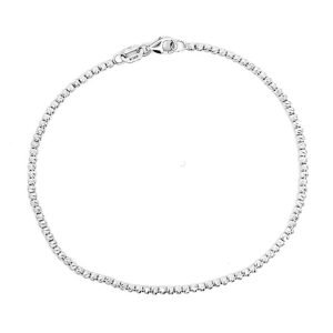 Bracciale elegante in oro bianco 18kt