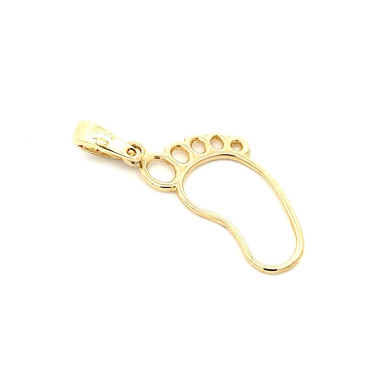 Ciondolo Donna Oro 18kt Piede 1 Ciondolo Donna Oro 18kt Piede