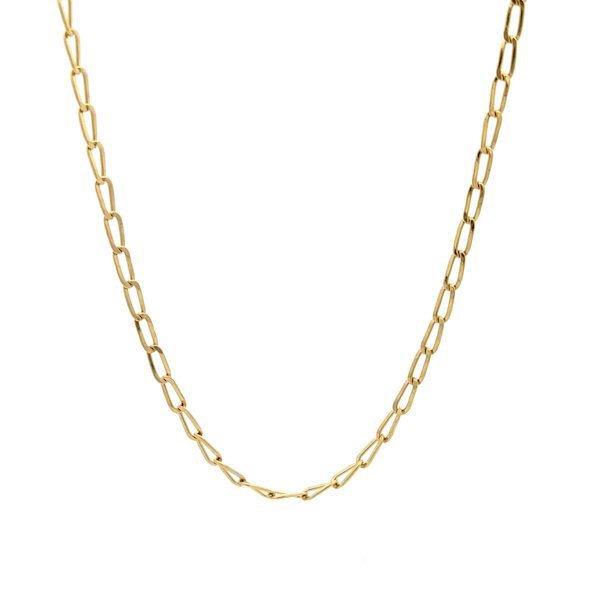 Catena Uomo Oro 18kt Forzatina Regolare 1 Catena Uomo Oro 18kt Forzatina Regolare