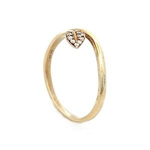 Anello Donna Oro 9kt Foglia