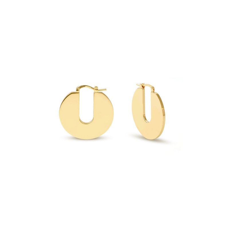 Orecchini Unoaerre Cerchi Piatti Dinamica Bronzo Dorato 016EXO0099900-2577 1 Orecchini Unoaerre Cerchi Piatti Dinamica Bronzo Dorato 016EXO0099900-2577