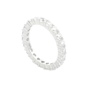 Anello Donna Argento Fedina Zirconi RI006690