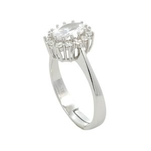 Anello Donna Argento Kate Zircone Bianco RI002040