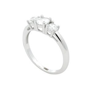 Anello Donna Argento Trilogy Zirconi Grandi RI004192