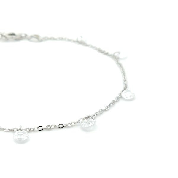 Bracciale Donna Argento Zirconi Pendenti 3 Bracciale Donna Argento Zirconi Pendenti