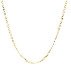 Catenina Donna Oro 9kt Groumette Piatta