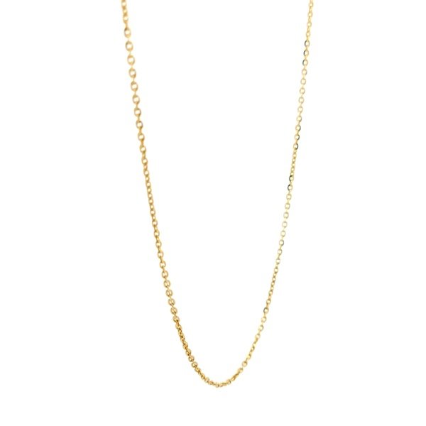 Catenina Donna Oro 9kt Rolo Fina Brillantata 2 Catenina Donna Oro 9kt Rolo Fina Brillantata