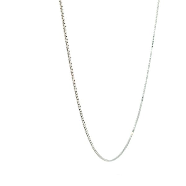 Catenina Donna Oro Bianco 9kt Veneziana 2 Catenina Donna Oro Bianco 9kt Veneziana