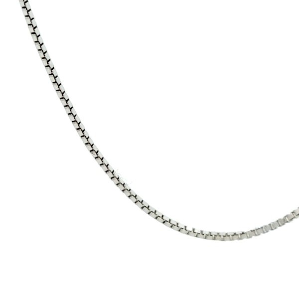 Catenina Donna Oro Bianco 9kt Veneziana 3 Catenina Donna Oro Bianco 9kt Veneziana