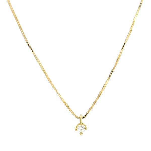 Collana Donna Oro 9kt Diamante 0,05Kt 1 Collana Donna Oro 9kt Diamante 0,05Kt