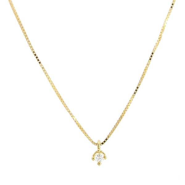 Collana Donna Oro 9kt Diamante 0,05Kt 5 Collana Donna Oro 9kt Diamante 0,05Kt