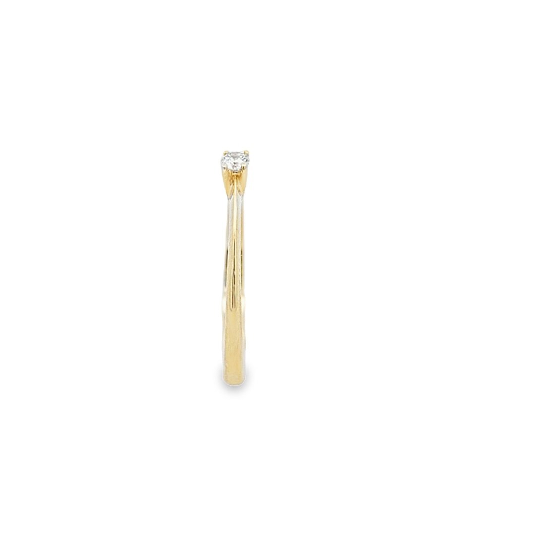 Anello Donna Oro 9kt Solitario Diamante 0,05ct 3 Anello Donna Oro 9kt Solitario Diamante 0,05ct