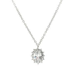 Collana Donna Argento Royal Zircone Bianco NE005372