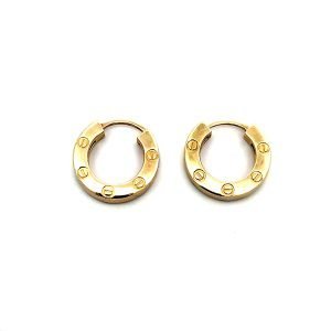 Orecchini Cerchietti Oro 9kt