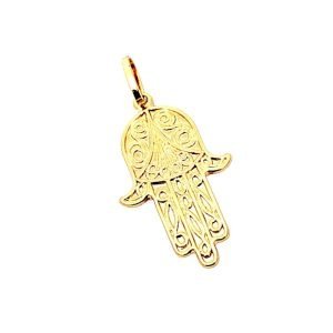 Ciondolo Mano di Fatima Oro Giallo