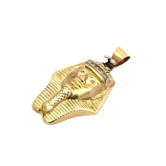 Ciondolo Uomo Oro 18kt Faraone 2 Ciondolo Uomo Oro 18kt Faraone