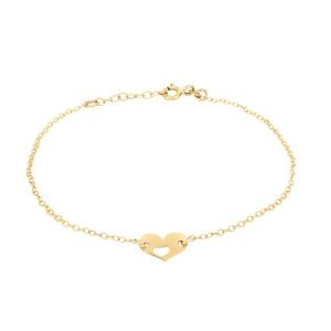 Bracciale Bambina Oro 9kt Cuore