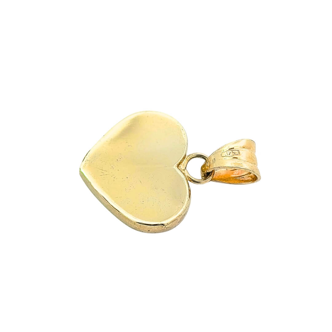 Ciondolo Cuore Madreperla Oro 9kt 4 Ciondolo Cuore Madreperla Oro 9kt