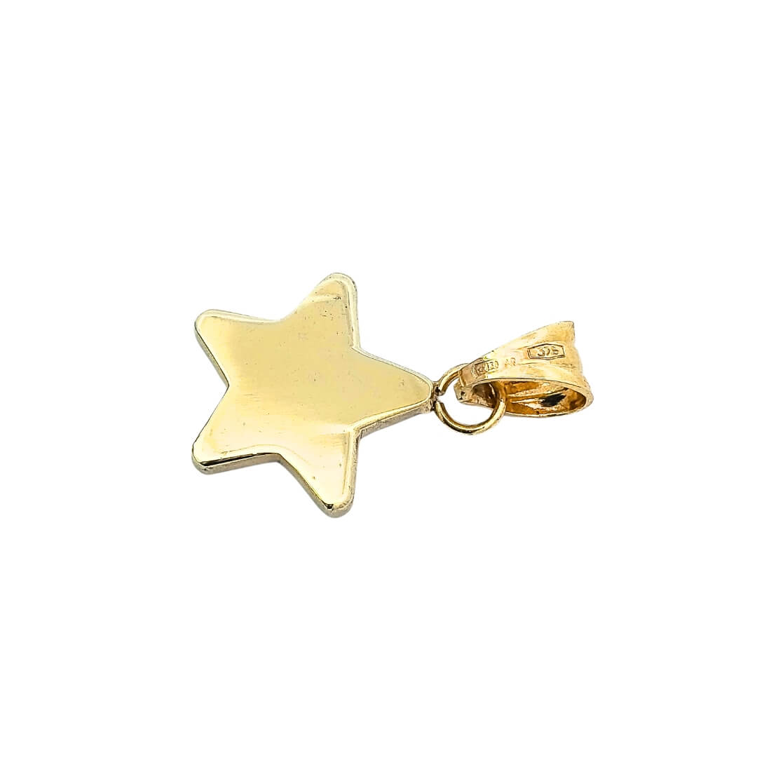 Ciondolo Stella Madreperla Oro 9kt 4 Ciondolo Stella Madreperla Oro 9kt
