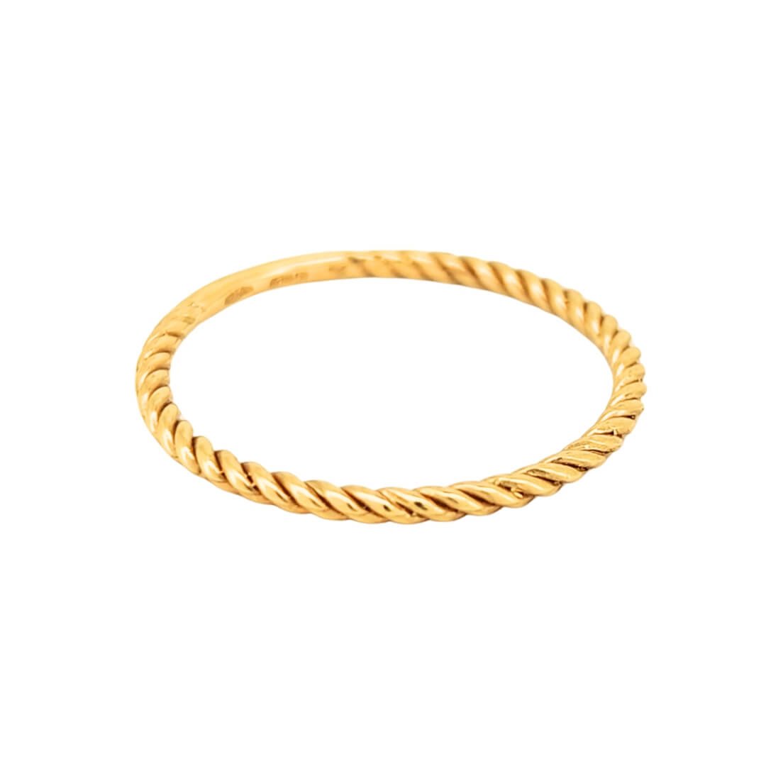 Anello Donna Oro Giallo 18kt Torchon 4 Anello Donna Oro Giallo 18kt Torchon