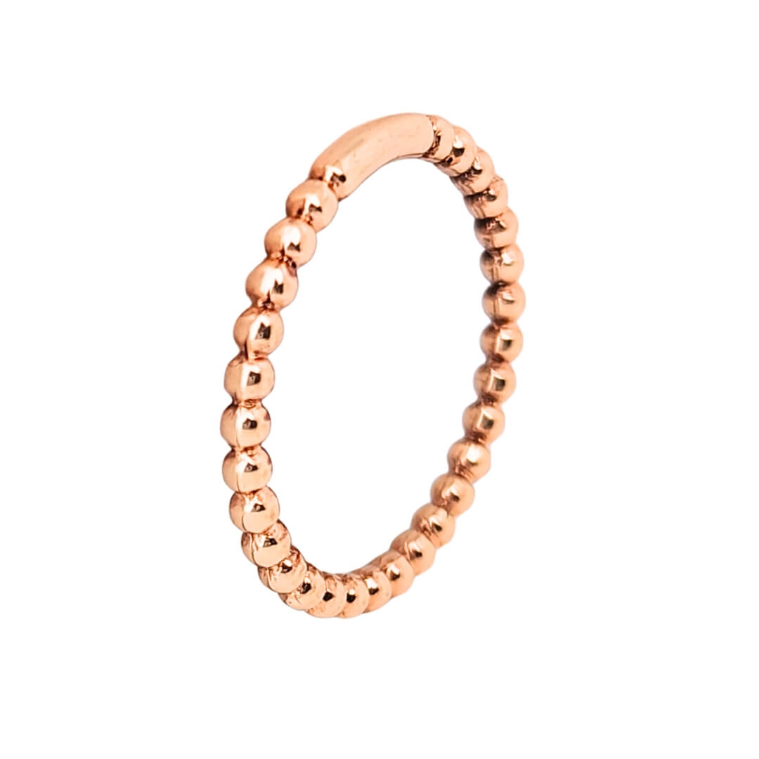 Anello Donna Oro Rosa 18kt Sfere 2 Anello Donna Oro Rosa 18kt Sfere