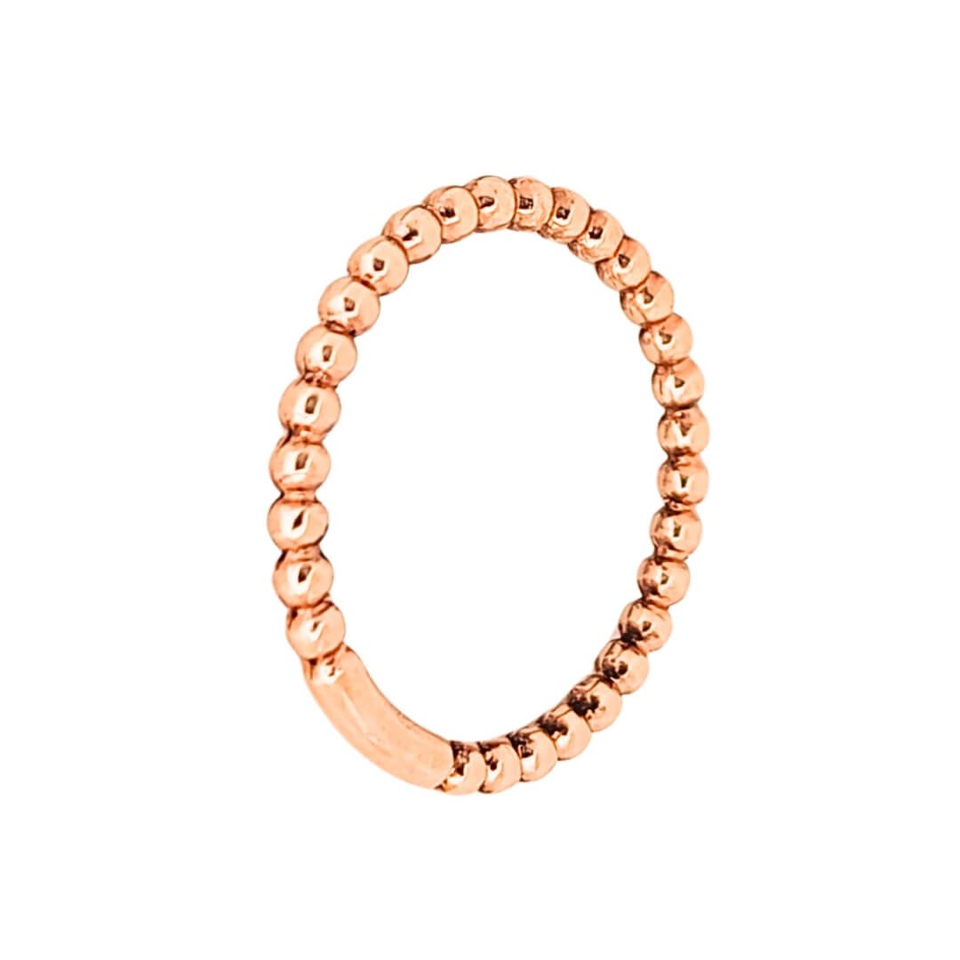 Anello Donna Oro Rosa 18kt Sfere 1 Anello Donna Oro Rosa 18kt Sfere