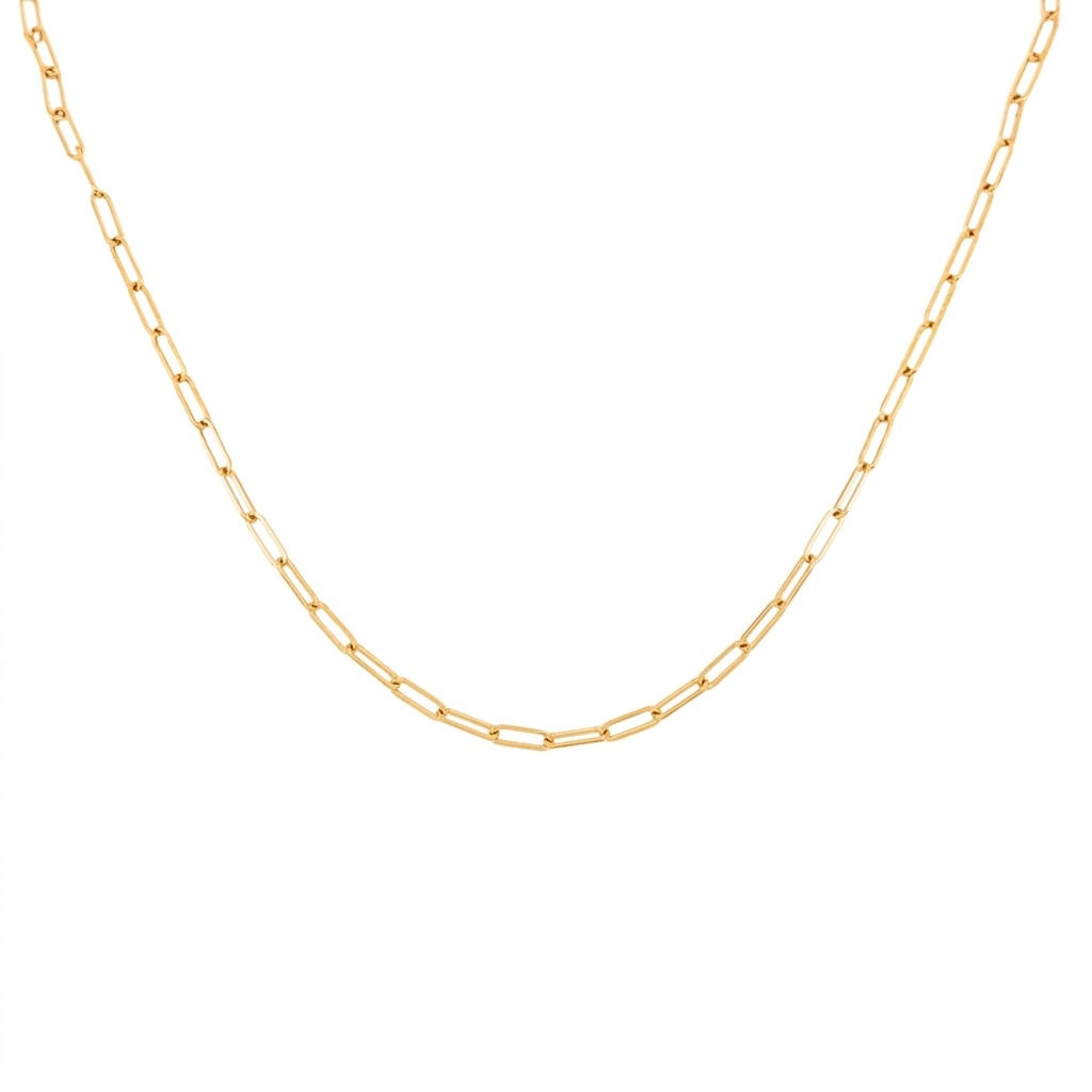 Collana Donna Oro 9 carati Catena Forzatina Lunga 1 Collana Donna Oro 9kt 50cm