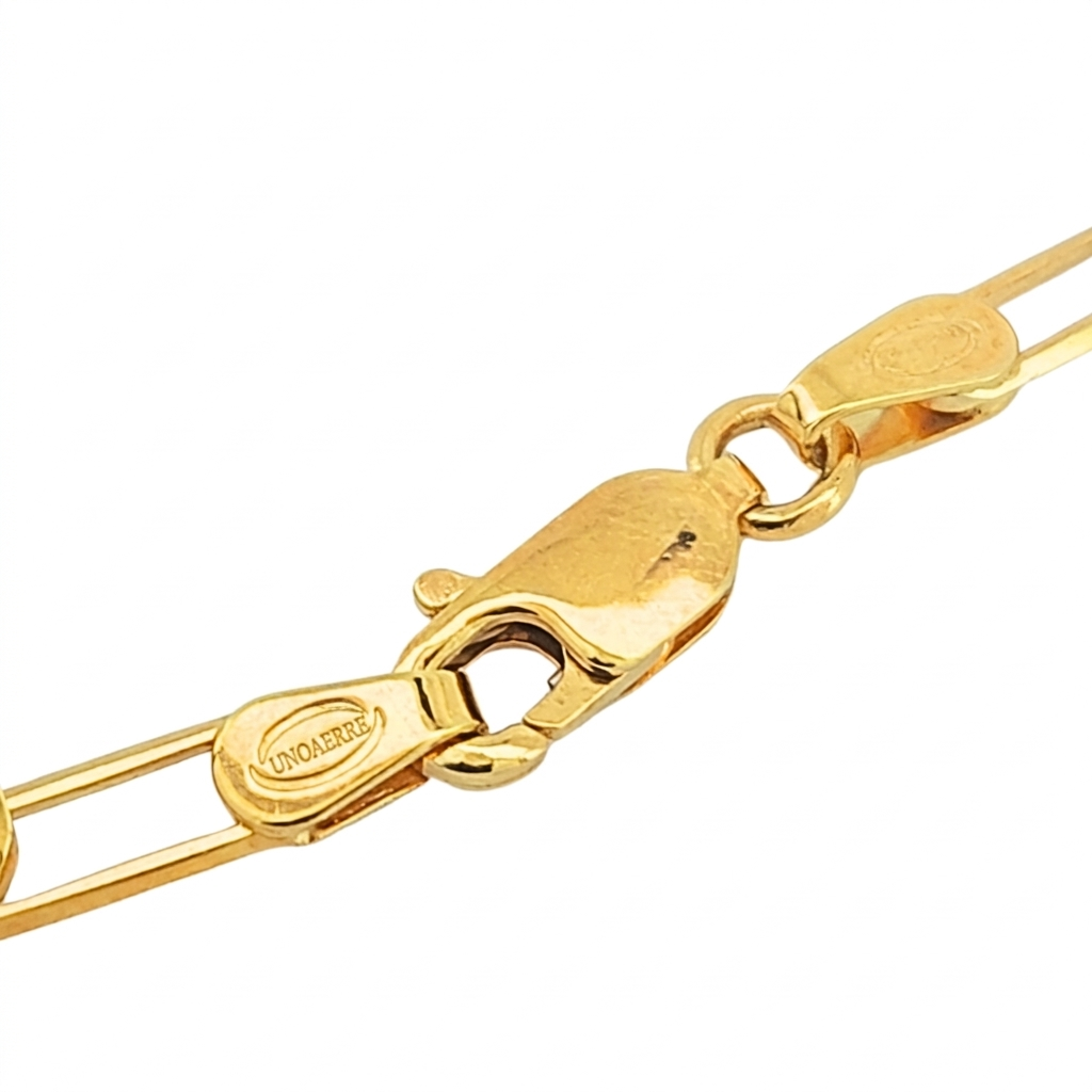 Collana Donna Oro 9 carati Catena Forzatina Lunga 3 Collana Donna Oro 9 carati Catena Forzatina Lunga